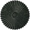 Ekena Millwork Shakuras Ceiling Medallion (For Canopies up to 5 3/4"), 33 7/8"OD x 2"P, Painted Turtle Crackle CM34SHPTC - alternate 1